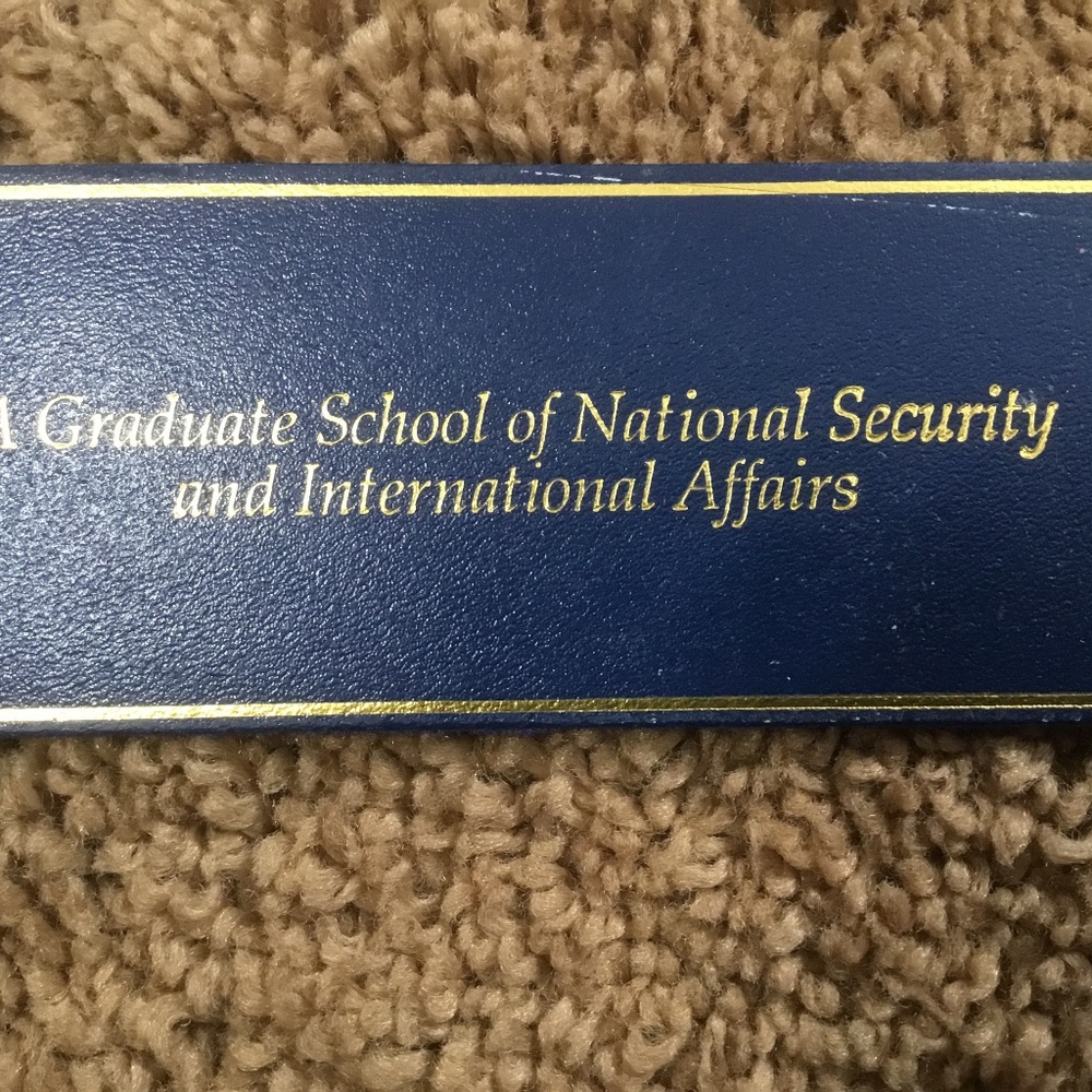 Leather Bookmark (The Institute of World Politics)